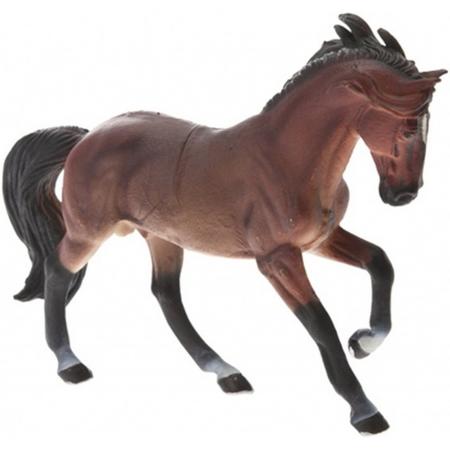 Free And Easy Paard 16cm Donkerbruin/wit