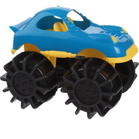 Free And Easy Speelgoedauto Monstertruck Blauw 12 Cm