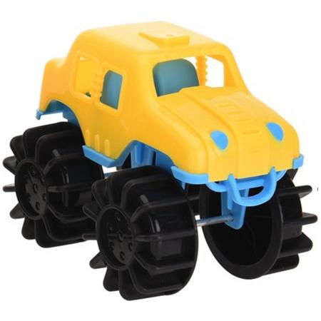 Free And Easy Speelgoedauto Monstertruck Geel 12 Cm