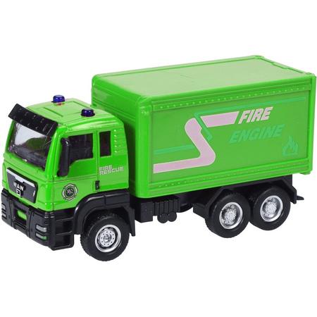 Free And Easy Vrachtwagen Groen 12 Cm