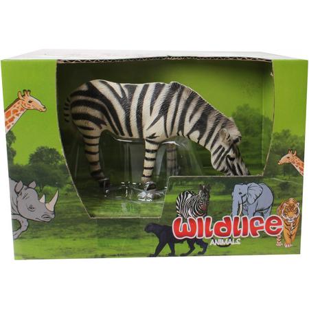 Free And Easy Wildlife Animals Zebra 13 Cm Zwart/wit