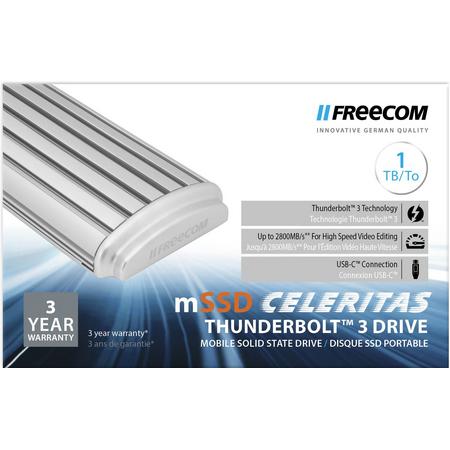Freecom mSSD Celeritas Thunderbolt 3 SSD 1TB