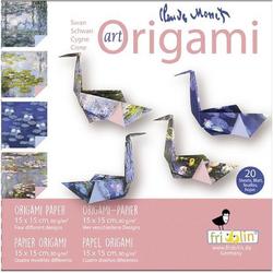 Fridolin Art Origami Claude Monet 15 X 15 Cm 20 Stuks Multicolor
