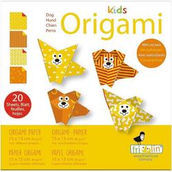   Origami Hond Vouwen 15 X 15 Cm 20 Stuks Multicolor