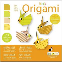 Fridolin Origami Konijn Vouwen 15 X 15 Cm 20 Stuks Multicolor
