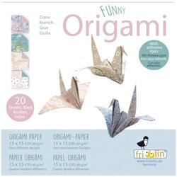   Origami Kraanvogel Vouwen 15 X 15 Cm 20 Stuks Multicolor