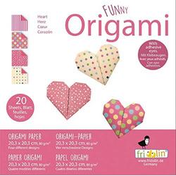 Funny Origami - Hart - 20 bladen - 20x20cm