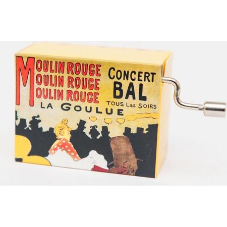 Muziekdoosje Moulin Rouge, meloldie  French Cancan