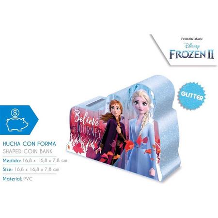 Frozen 2 - glitter 3D spaarpot