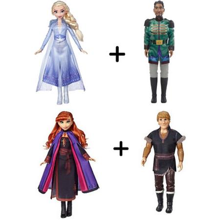 Frozen 2 tienerpop - Anna, Elsa, Kristoff en Mattias