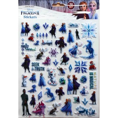 Frozen 3D stickers, 50 stuks