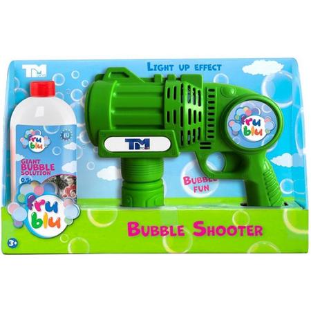 Set Fru Blu Bubble Shooter Mega Blaster bubbelpistool en 0,5 liter vloeistof