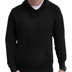 Zwarte hoodie / sweater met capuchon - heren - raglan - basics - hooded sweatshirts XL (EU 54)