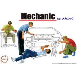 1:24 Fujimi 11662 Mechanic - 4 Figures Plastic kit