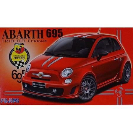 1:24 Fujimi 12384 Fiat 500 Abarth 695 Tribute to Ferrari Plastic kit