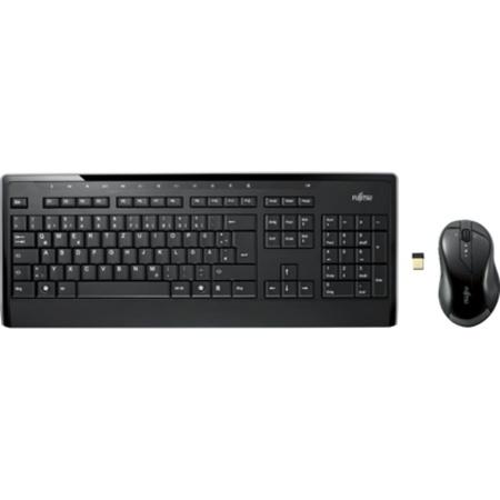 Fujitsu LX901 RF Draadloos AZERTY Zwart toetsenbord