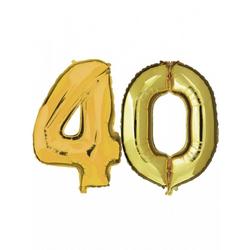 40 jaar folie ballonnen goud