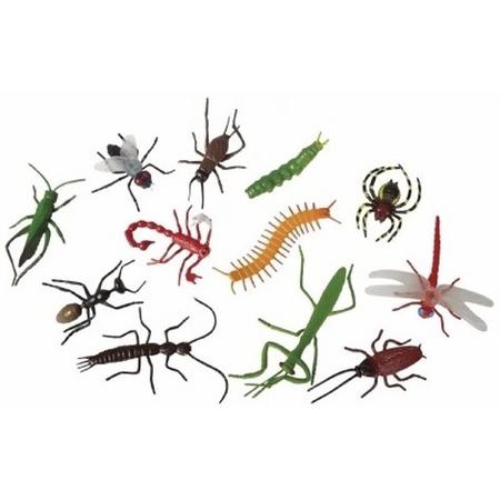 Halloween - Plastic insecten 12 stuks