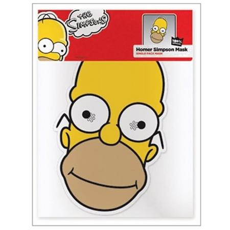 Homer Simpson masker van karton
