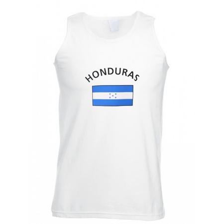 Honduras mouwloos shirt wit heren Xl