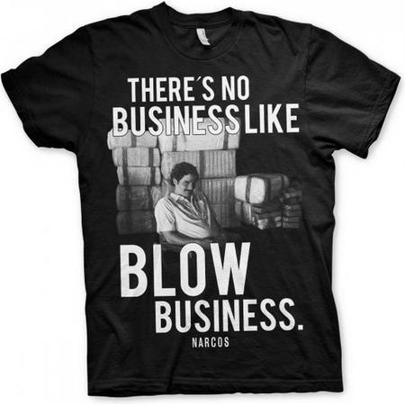 Narcos Blow Business t-shirt heren S