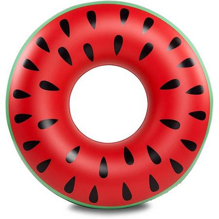 Opblaas watermeloen zwemband 122 cm