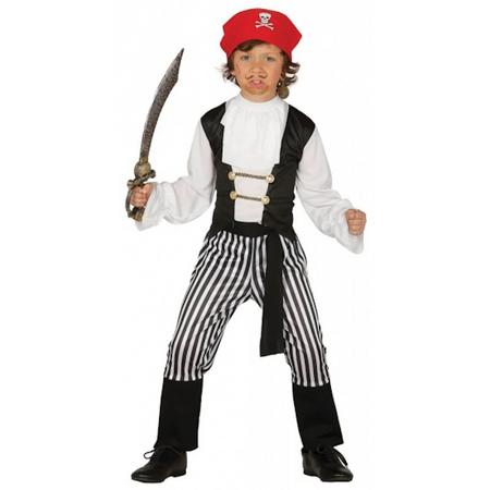 Piratenpak voor jongens 110-116 (5-6 jaar)