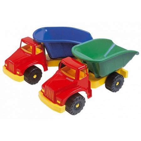 Speelgoed kiepwagen groen