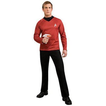 Star Trek t-shirt rood deluxe 48-50 (m)