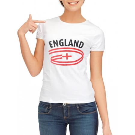 Wit dames t-shirt Engeland Xl