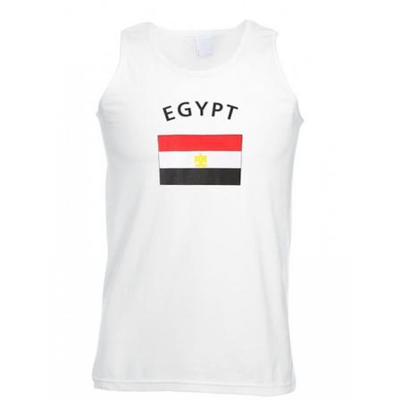Witte heren tanktop Egypte S