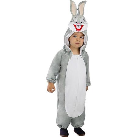 FUNIDELIA Bugs Bunny Kostuum - Looney Tunes voor baby Looney Tunes - 12-24 maanden (98-110 cm) - Grijs / Zilver