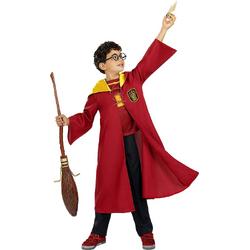 FUNIDELIA Griffoendor Zwerkbal Kostuum - Harry Potter voor meisjes en jongens Films & Series - 5-6 jaar (110-122 cm) - Bordeaux rood