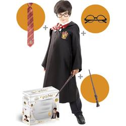 FUNIDELIA Harry Potter-kostuumpakket voor meisjes en jongens Films & Series - 10-12 jaar (146-158 cm) - Zwart