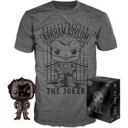 Batman: Arkham Asylum - The Joker Chrome   POP! Vinyl Figuur & T-Shirt Box Set - maat S