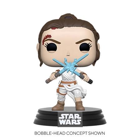 FUNKO Pop! Star Wars: The Rise of Skywalker - Rey with 2 Light Sabers
