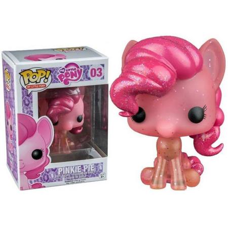 Funko - Figurine My Little Pony - Pinkie Pie Glitter Exclu Pop Toys Rus sticker