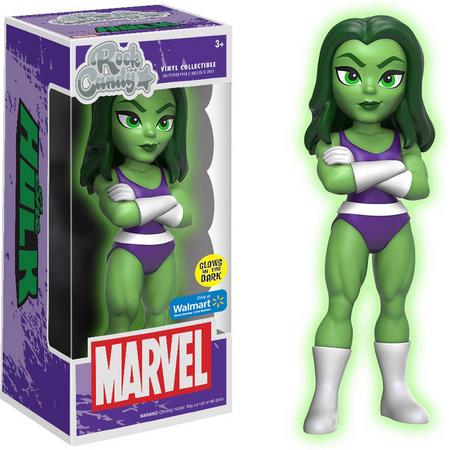 Funko / Rock Candy - She-Hulk (Marvel) glow in the dark exlusive