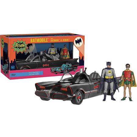 Funko Action Figuur DC Heroes 1966 Batmobile met Batman en Robin