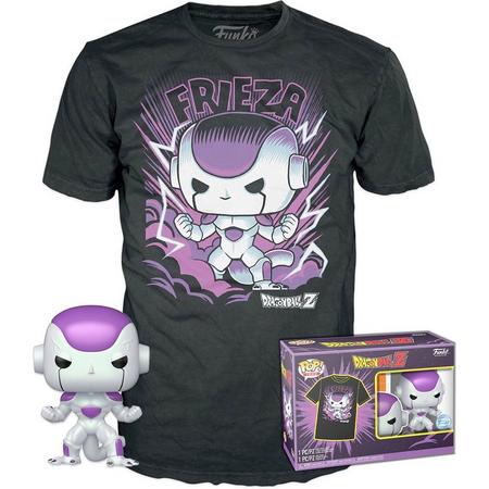 Funko Dragon Ball Z Verzamelfiguur & Tshirt Set -XL- POP! & Tee Box Frieza Zwart