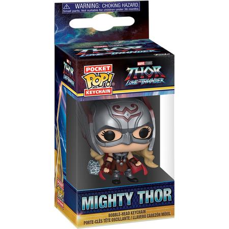 Funko Pocket Pop! Keychain: Thor: Love and Thunder - Mighty Thor