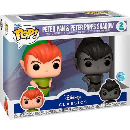 Funko Pop! 2-Pack Disney Classics - Peter Pan & Peter Pans Shadow Special edition exclusive
