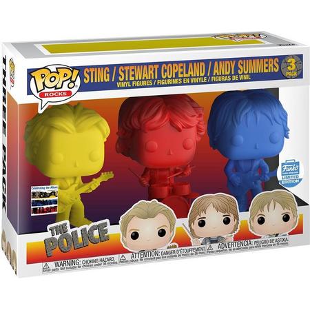 Funko Pop! The Police Rocks Vinyl Figures Sting Summers and Copeland Limited Edition