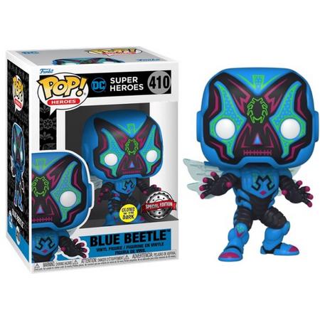 Funko Pop Heroes: DC Super Heroes - Blue Beelte 410 - Special Edition Glows In The Dark