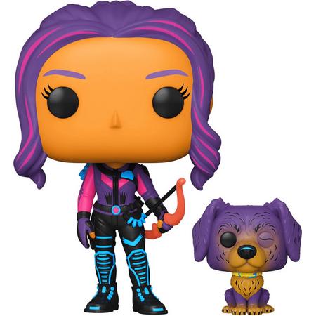 Funko Pop Marvel: Kate Bishop With Lucky Black Light