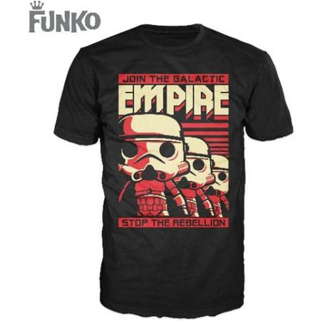 Funko Pop Tees Star Wars Galactic Empire Propaganda S