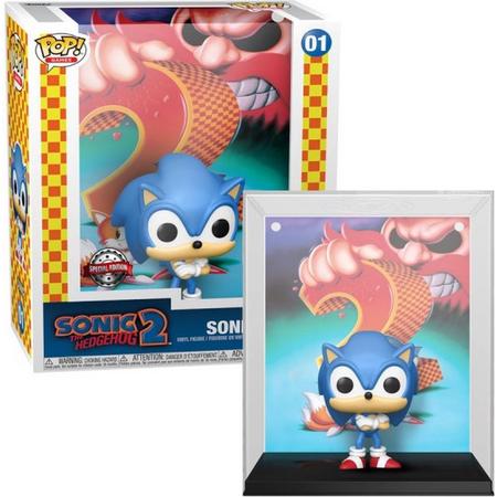 Funko Sonic - Funko Pop! Game Cover - Sonic the Hedgehog Figuur