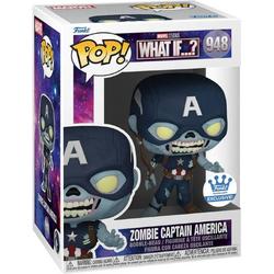   Zombie Captain America Exclusive -   Pop! Marvel - What If...? Figuur  - 9cm