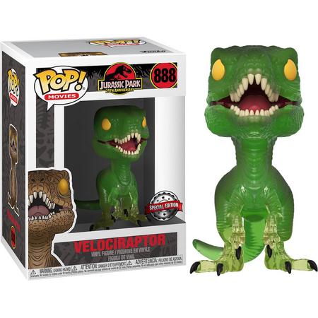 Jurassic Park POP! & Tee Box Clever Raptor maat L