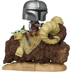 Mando on Bantha with Child in Bag -   Pop! Deluxe - The Mandalorian